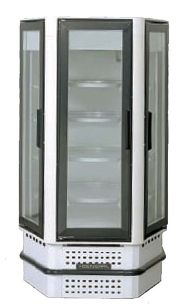 Glass-Door-Reach-In-Coolers---Freezers: Coldmatic EAM3CL 15 Cubic Ft. End Aisle Cooler