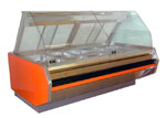 Supermarket-Cases: Coldmatic OHD4 4 Foot Hot Display Case