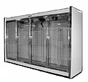 Glass-Door-Reach-In-Coolers---Freezers: Coldmatic SVF4 Remote 30" 4 Glass Door Reach-In Freezer
