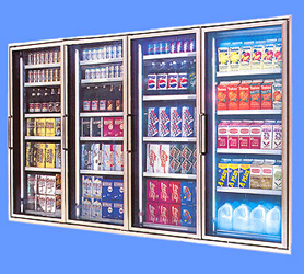 Components for custom commercial refrigeration solutions: Door Systems