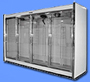 Remote Vertical Glass Door Reach-In Cooler & Freezer Line-ups